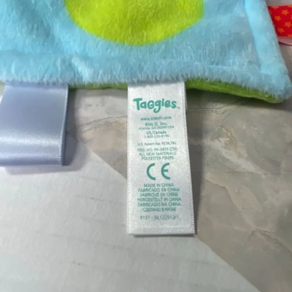 Taggies blanket square with tags for infants  babies